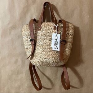 Rains Tan and Brown Women's Backpack